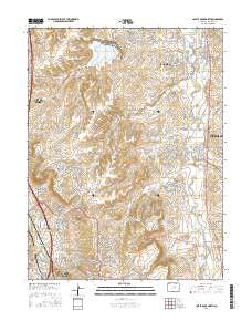 Castle Rock North Colorado Current topographic map, 1:24000 scale, 7.5 X 7.5 Minute, Year 2016