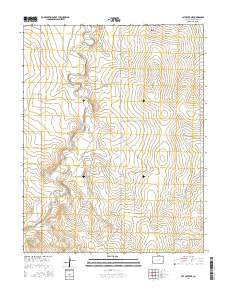 Cat Creek NE Colorado Current topographic map, 1:24000 scale, 7.5 X 7.5 Minute, Year 2016