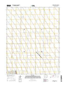 Center North Colorado Current topographic map, 1:24000 scale, 7.5 X 7.5 Minute, Year 2016
