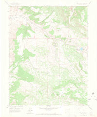 Cerro Summit Colorado Historical topographic map, 1:24000 scale, 7.5 X 7.5 Minute, Year 1957
