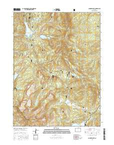 Chambers Lake Colorado Current topographic map, 1:24000 scale, 7.5 X 7.5 Minute, Year 2016