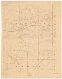 Cheyenne Wells Colorado Historical topographic map, 1:125000 scale, 30 X 30 Minute, Year 1894