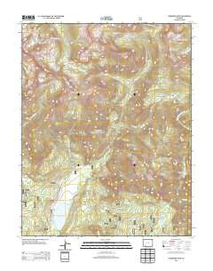 Cimarrona Peak Colorado Historical topographic map, 1:24000 scale, 7.5 X 7.5 Minute, Year 2013