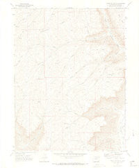Circle Dot Gulch Colorado Historical topographic map, 1:24000 scale, 7.5 X 7.5 Minute, Year 1971