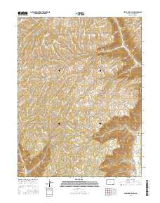 Circle Dot Gulch Colorado Current topographic map, 1:24000 scale, 7.5 X 7.5 Minute, Year 2016