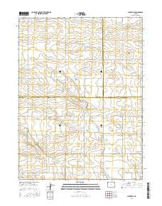 Clarkville Colorado Current topographic map, 1:24000 scale, 7.5 X 7.5 Minute, Year 2016