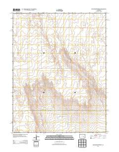 Cockleburr Springs Colorado Historical topographic map, 1:24000 scale, 7.5 X 7.5 Minute, Year 2013
