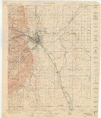 Colorado Springs Colorado Historical topographic map, 1:125000 scale, 30 X 30 Minute, Year 1909