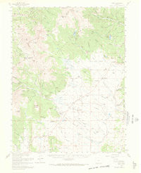 Como Colorado Historical topographic map, 1:62500 scale, 15 X 15 Minute, Year 1958