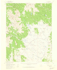 Como Colorado Historical topographic map, 1:62500 scale, 15 X 15 Minute, Year 1958
