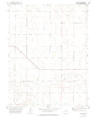 Cope NW Colorado Historical topographic map, 1:24000 scale, 7.5 X 7.5 Minute, Year 1978