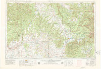 Cortez Colorado Historical topographic map, 1:250000 scale, 1 X 2 Degree, Year 1956