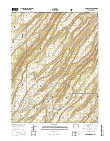Cottonwood Basin Colorado Current topographic map, 1:24000 scale, 7.5 X 7.5 Minute, Year 2016