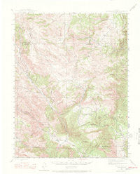 Cover Mtn. Colorado Historical topographic map, 1:62500 scale, 15 X 15 Minute, Year 1942