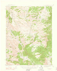 Cover Mtn. Colorado Historical topographic map, 1:62500 scale, 15 X 15 Minute, Year 1948