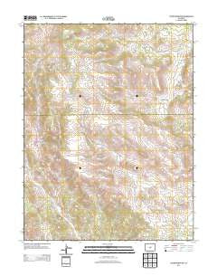 Cover Mountain Colorado Historical topographic map, 1:24000 scale, 7.5 X 7.5 Minute, Year 2013
