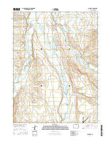 Cowdrey Colorado Current topographic map, 1:24000 scale, 7.5 X 7.5 Minute, Year 2016