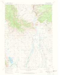 Cowdrey Colorado Historical topographic map, 1:62500 scale, 15 X 15 Minute, Year 1956