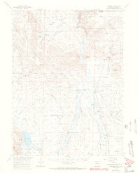 Cowdrey Colorado Historical topographic map, 1:62500 scale, 15 X 15 Minute, Year 1956