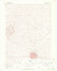 Craig Colorado Historical topographic map, 1:24000 scale, 7.5 X 7.5 Minute, Year 1969