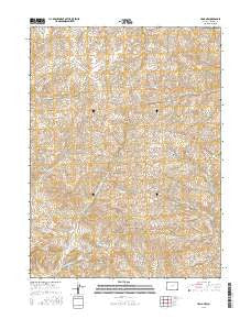 Craig NW Colorado Current topographic map, 1:24000 scale, 7.5 X 7.5 Minute, Year 2016