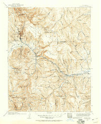 Creede Colorado Historical topographic map, 1:125000 scale, 30 X 30 Minute, Year 1914