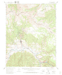 Creede Colorado Historical topographic map, 1:62500 scale, 15 X 15 Minute, Year 1959