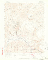 Creede Colorado Historical topographic map, 1:62500 scale, 15 X 15 Minute, Year 1959
