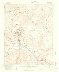 Creede Colorado Historical topographic map, 1:62500 scale, 15 X 15 Minute, Year 1959