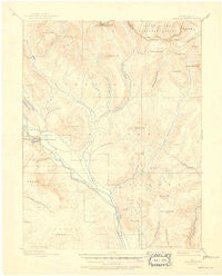 Crested Butte Colorado Historical topographic map, 1:62500 scale, 15 X 15 Minute, Year 1893