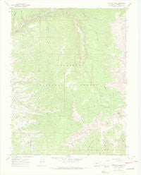 Crystal Creek Colorado Historical topographic map, 1:24000 scale, 7.5 X 7.5 Minute, Year 1967