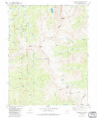 Cumberland Pass Colorado Historical topographic map, 1:24000 scale, 7.5 X 7.5 Minute, Year 1982