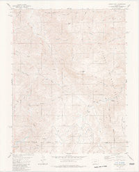 Curley Peak Colorado Historical topographic map, 1:24000 scale, 7.5 X 7.5 Minute, Year 1980