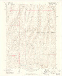 Cutoff Gulch Colorado Historical topographic map, 1:24000 scale, 7.5 X 7.5 Minute, Year 1971