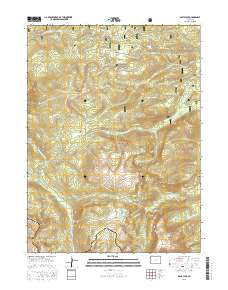 Davis Peak Colorado Current topographic map, 1:24000 scale, 7.5 X 7.5 Minute, Year 2016