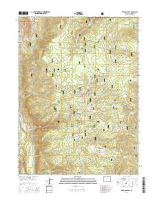 Deadman Park Colorado Current topographic map, 1:24000 scale, 7.5 X 7.5 Minute, Year 2016