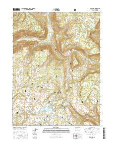 Deep Lake Colorado Current topographic map, 1:24000 scale, 7.5 X 7.5 Minute, Year 2016