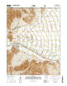 Del Norte Colorado Current topographic map, 1:24000 scale, 7.5 X 7.5 Minute, Year 2016