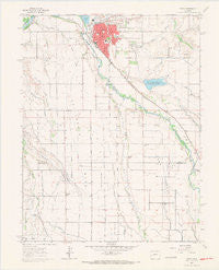 Delta Colorado Historical topographic map, 1:24000 scale, 7.5 X 7.5 Minute, Year 1962