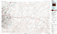 Denver East Colorado Historical topographic map, 1:100000 scale, 30 X 60 Minute, Year 1981