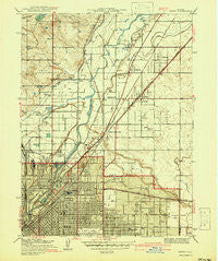 Derby Colorado Historical topographic map, 1:31680 scale, 7.5 X 7.5 Minute, Year 1940