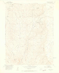 Devils Head Colorado Historical topographic map, 1:24000 scale, 7.5 X 7.5 Minute, Year 1954