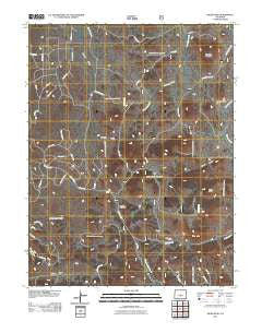 Dicks Peak Colorado Historical topographic map, 1:24000 scale, 7.5 X 7.5 Minute, Year 2011