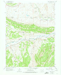 Divide Creek Colorado Historical topographic map, 1:24000 scale, 7.5 X 7.5 Minute, Year 1962