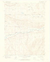 Divide Creek Colorado Historical topographic map, 1:24000 scale, 7.5 X 7.5 Minute, Year 1962