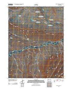 Divide Creek Colorado Historical topographic map, 1:24000 scale, 7.5 X 7.5 Minute, Year 2010