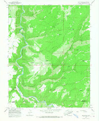 Doe Canyon Colorado Historical topographic map, 1:24000 scale, 7.5 X 7.5 Minute, Year 1965