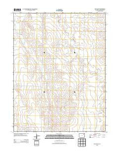 Dry Gulch Colorado Historical topographic map, 1:24000 scale, 7.5 X 7.5 Minute, Year 2013