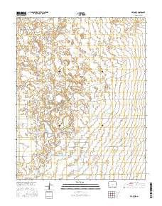 Dry Lakes Colorado Current topographic map, 1:24000 scale, 7.5 X 7.5 Minute, Year 2016