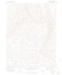 Dunckley Colorado Historical topographic map, 1:24000 scale, 7.5 X 7.5 Minute, Year 1971